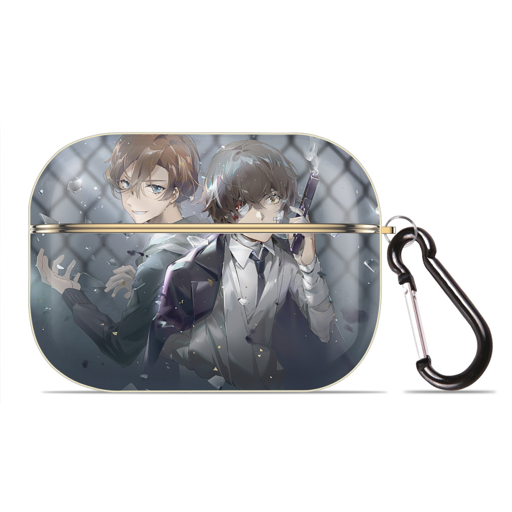 （画像用） 文豪ストレイドッグス Bungo Stray Dogs 【AirPods Pro用】ハードシェル保護ケース｜耐衝撃・防指紋・カラビナ付き商品仕様