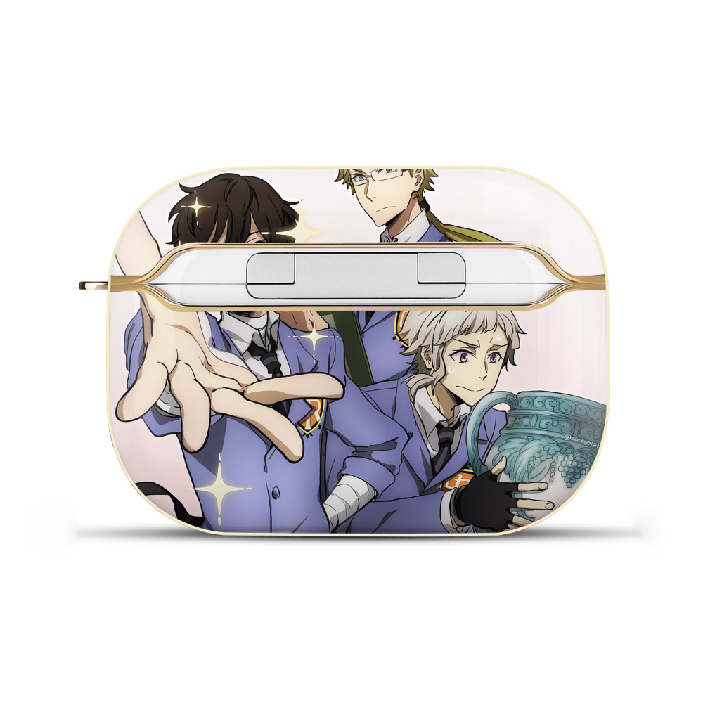 （画像用） 文豪ストレイドッグス Bungo Stray Dogs 【AirPods Pro用】ハードシェル保護ケース｜耐衝撃・防指紋・カラビナ付き商品仕様