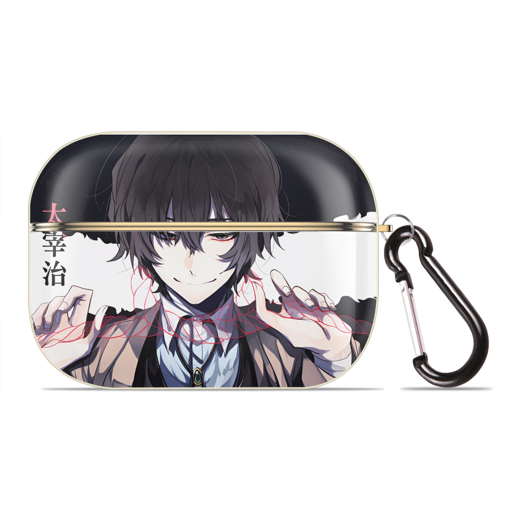 （画像用） 文豪ストレイドッグス Bungo Stray Dogs 【AirPods Pro用】ハードシェル保護ケース｜耐衝撃・防指紋・カラビナ付き商品仕様