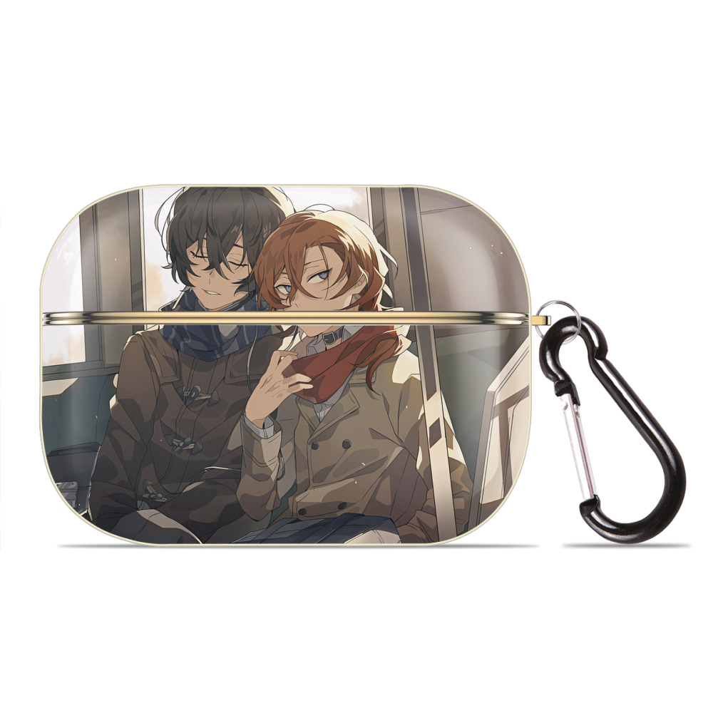 （画像用） 文豪ストレイドッグス Bungo Stray Dogs 【AirPods Pro用】ハードシェル保護ケース｜耐衝撃・防指紋・カラビナ付き商品仕様