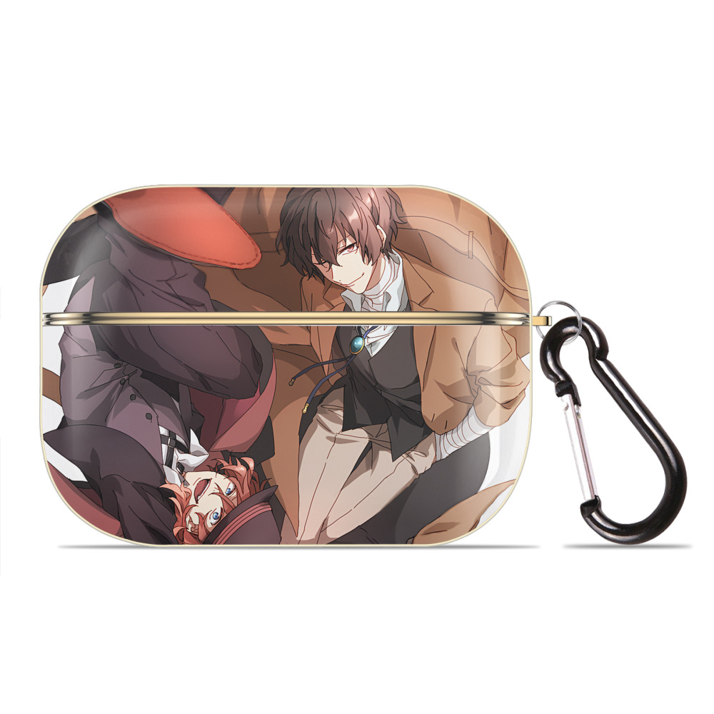 （画像用） 文豪ストレイドッグス Bungo Stray Dogs 【AirPods Pro用】ハードシェル保護ケース｜耐衝撃・防指紋・カラビナ付き商品仕様