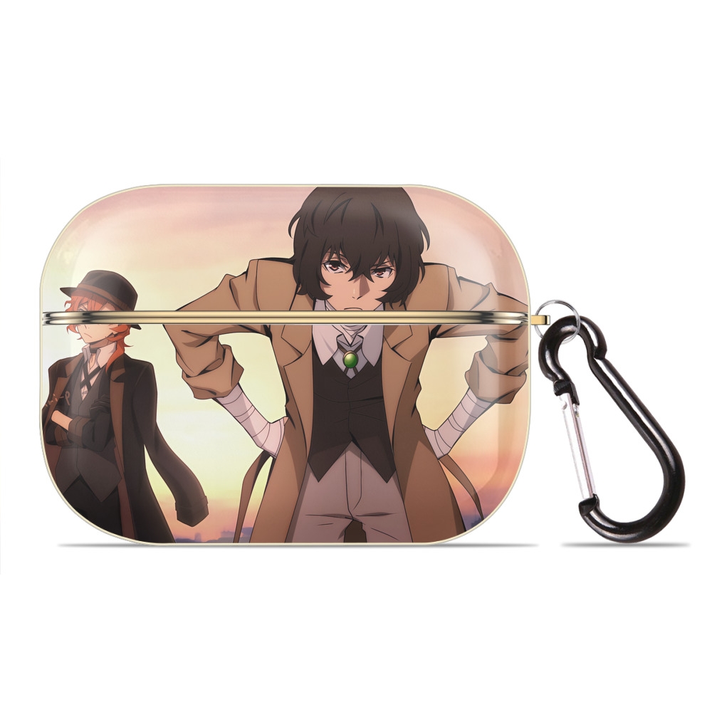 （画像用） 文豪ストレイドッグス Bungo Stray Dogs 【AirPods Pro用】ハードシェル保護ケース｜耐衝撃・防指紋・カラビナ付き商品仕様