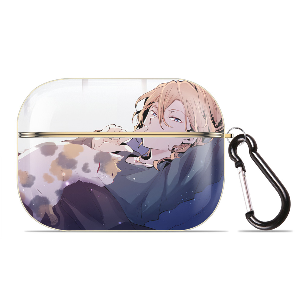 （画像用） 文豪ストレイドッグス Bungo Stray Dogs 【AirPods Pro用】ハードシェル保護ケース｜耐衝撃・防指紋・カラビナ付き商品仕様