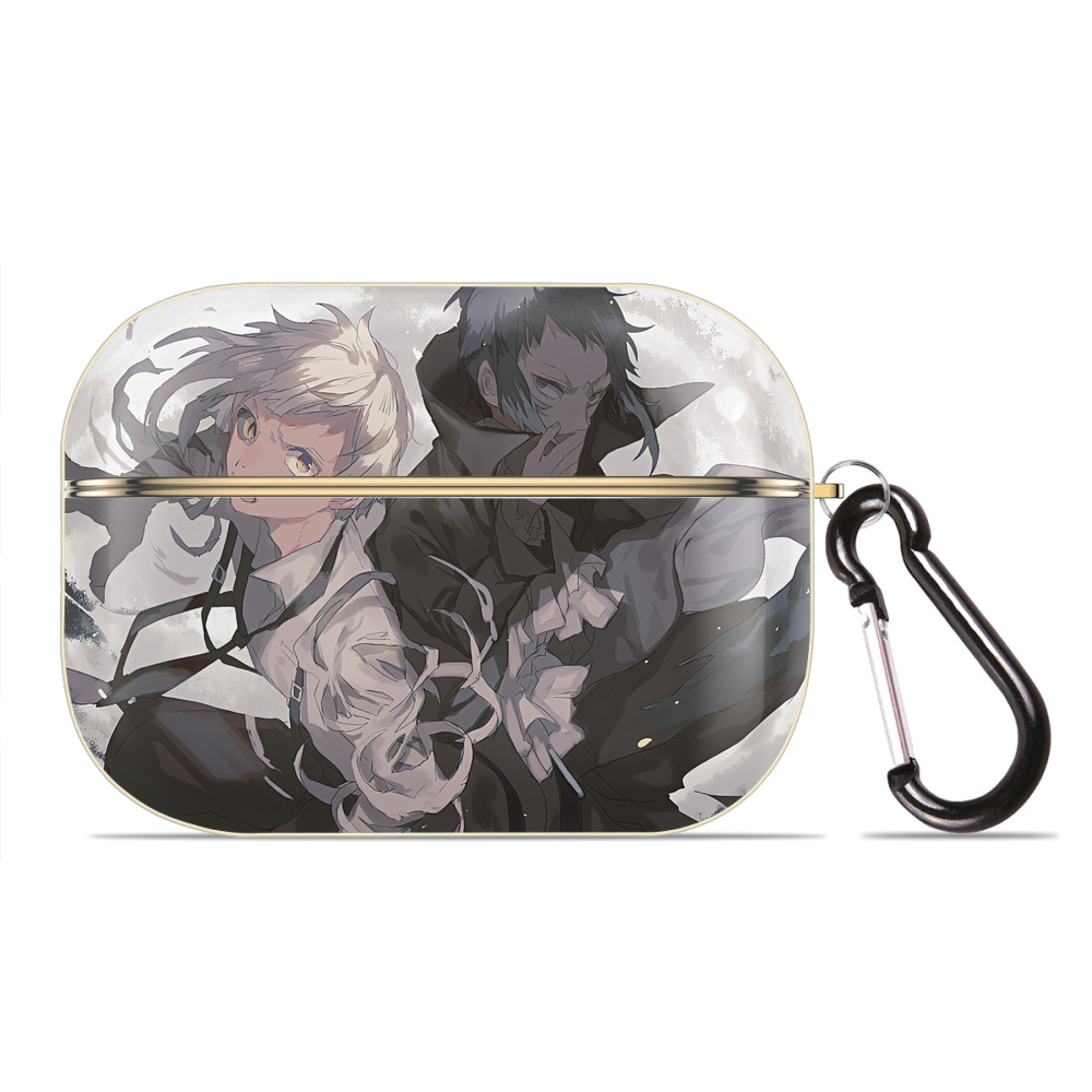 （画像用） 文豪ストレイドッグス Bungo Stray Dogs 【AirPods Pro用】ハードシェル保護ケース｜耐衝撃・防指紋・カラビナ付き商品仕様