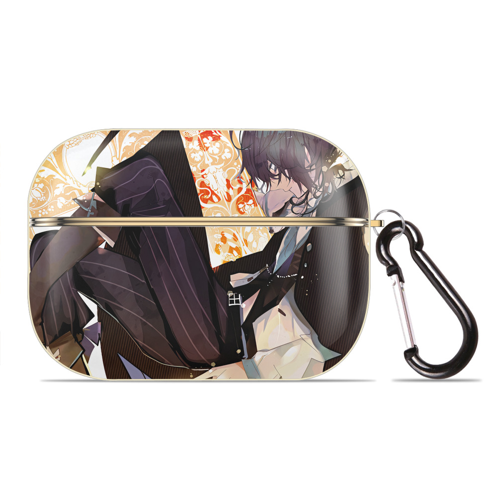 （画像用） 文豪ストレイドッグス Bungo Stray Dogs 【AirPods Pro用】ハードシェル保護ケース｜耐衝撃・防指紋・カラビナ付き商品仕様