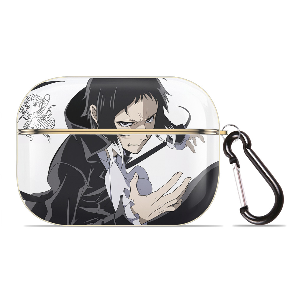 （画像用） 文豪ストレイドッグス Bungo Stray Dogs 【AirPods Pro用】ハードシェル保護ケース｜耐衝撃・防指紋・カラビナ付き商品仕様