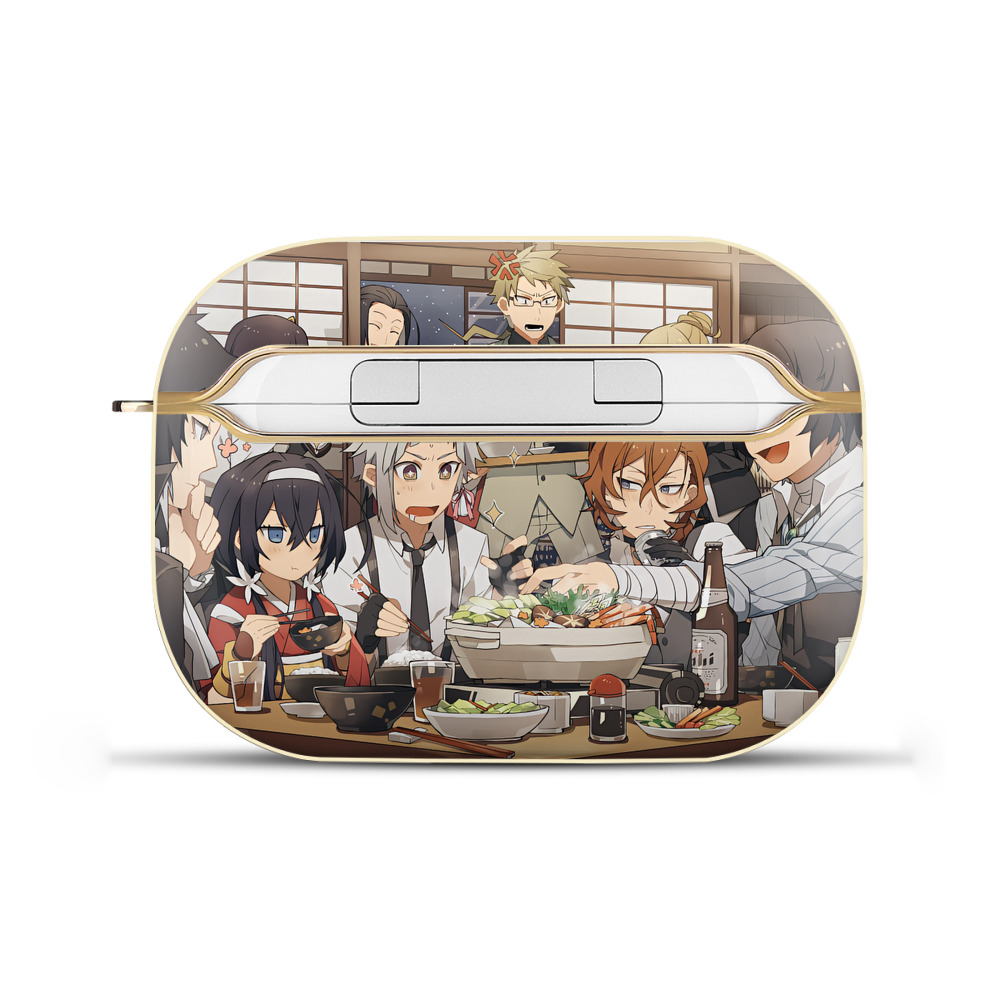 （画像用） 文豪ストレイドッグス Bungo Stray Dogs 【AirPods Pro用】ハードシェル保護ケース｜耐衝撃・防指紋・カラビナ付き商品仕様