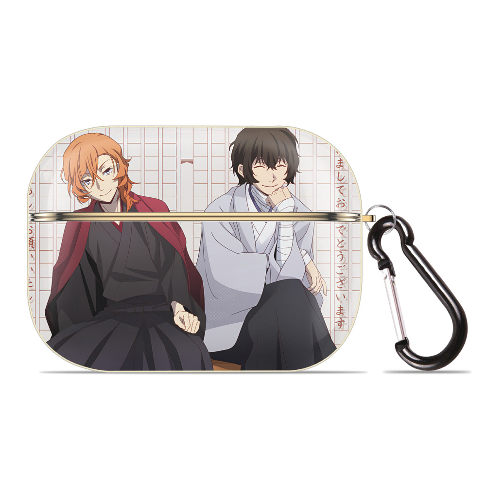 （画像用） 文豪ストレイドッグス Bungo Stray Dogs 【AirPods Pro用】ハードシェル保護ケース｜耐衝撃・防指紋・カラビナ付き商品仕様