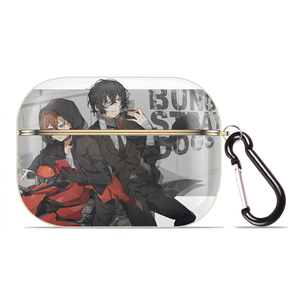 （画像用） 文豪ストレイドッグス Bungo Stray Dogs 【AirPods Pro用】ハードシェル保護ケース｜耐衝撃・防指紋・カラビナ付き商品仕様