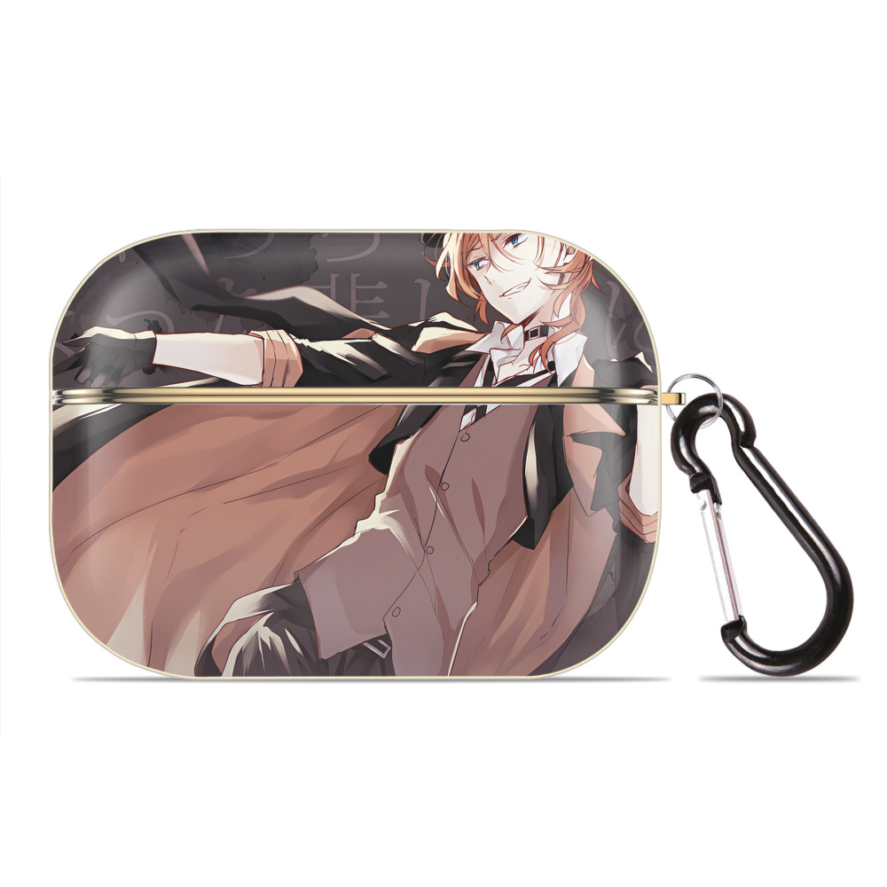 （画像用） 文豪ストレイドッグス Bungo Stray Dogs 【AirPods Pro用】ハードシェル保護ケース｜耐衝撃・防指紋・カラビナ付き商品仕様