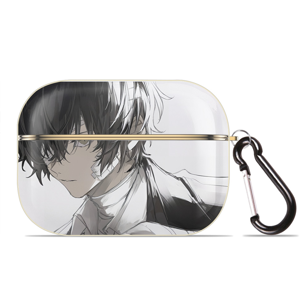 （画像用） 文豪ストレイドッグス Bungo Stray Dogs 【AirPods Pro用】ハードシェル保護ケース｜耐衝撃・防指紋・カラビナ付き商品仕様
