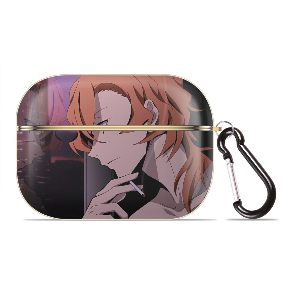 （画像用） 文豪ストレイドッグス Bungo Stray Dogs 【AirPods Pro用】ハードシェル保護ケース｜耐衝撃・防指紋・カラビナ付き商品仕様