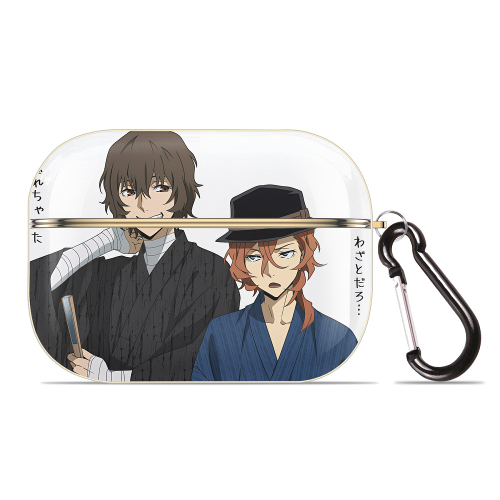 （画像用） 文豪ストレイドッグス Bungo Stray Dogs 【AirPods Pro用】ハードシェル保護ケース｜耐衝撃・防指紋・カラビナ付き商品仕様