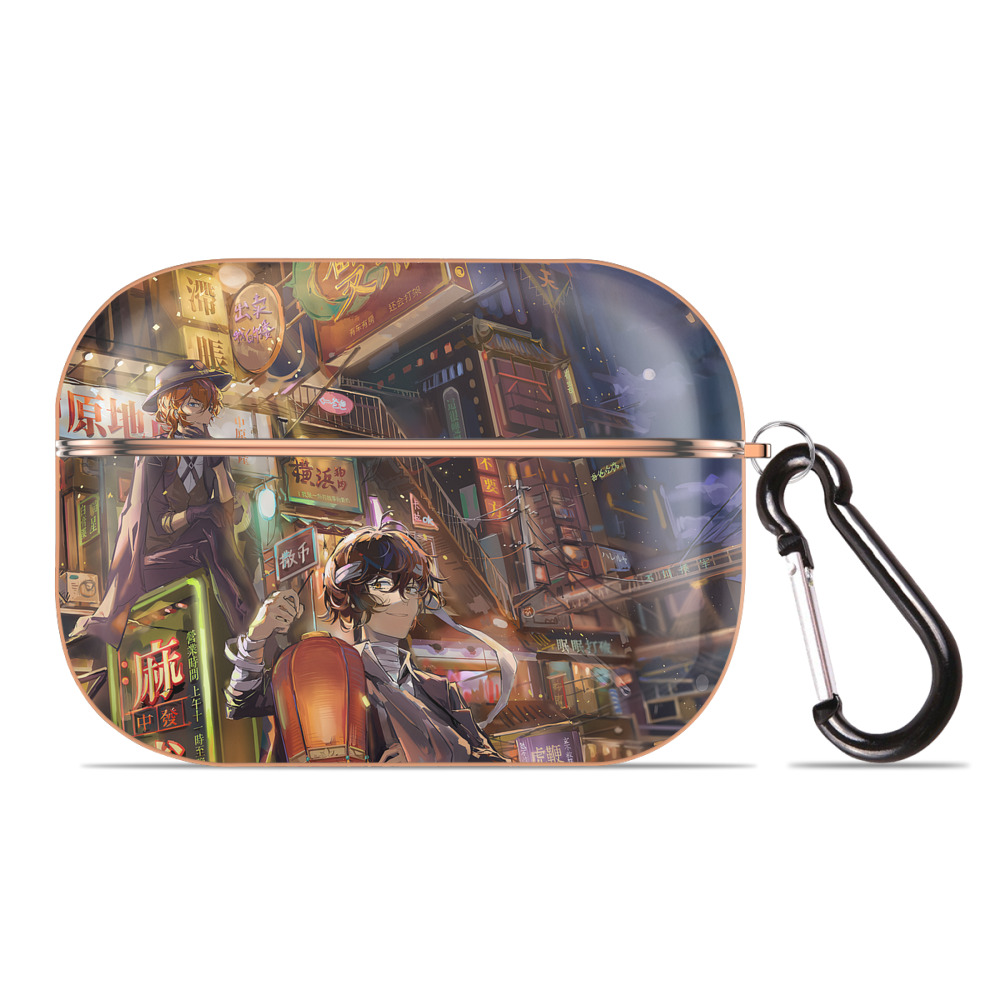 （画像用） 文豪ストレイドッグス Bungo Stray Dogs 【AirPods Pro用】ハードシェル保護ケース｜耐衝撃・防指紋・カラビナ付き商品仕様