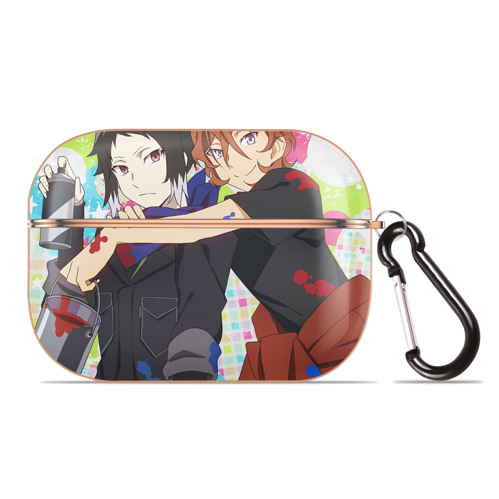 （画像用） 文豪ストレイドッグス Bungo Stray Dogs 【AirPods Pro用】ハードシェル保護ケース｜耐衝撃・防指紋・カラビナ付き商品仕様