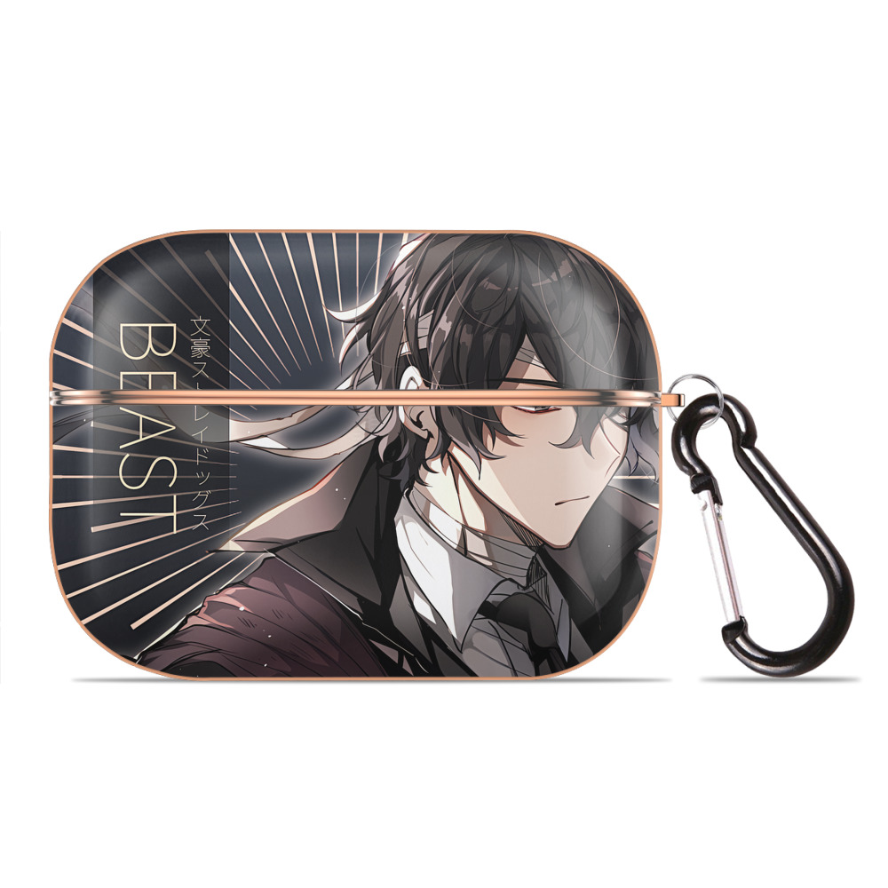 （画像用） 文豪ストレイドッグス Bungo Stray Dogs 【AirPods Pro用】ハードシェル保護ケース｜耐衝撃・防指紋・カラビナ付き商品仕様