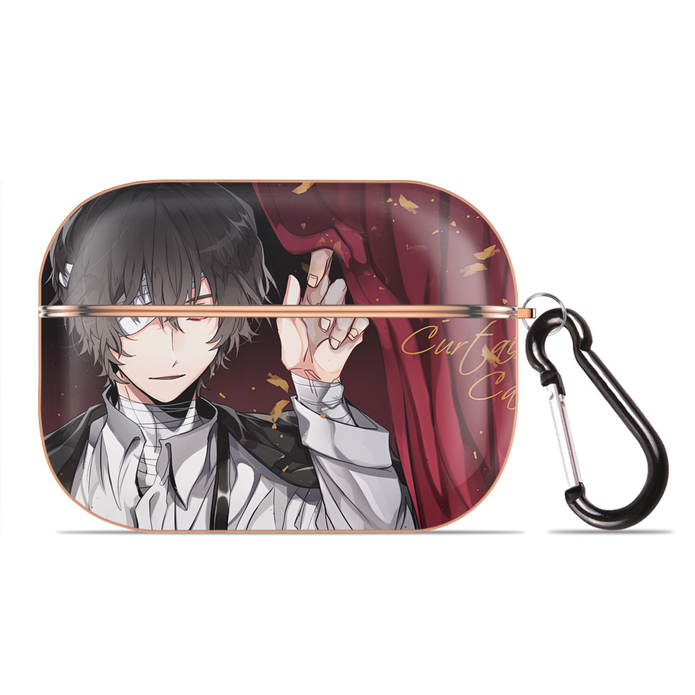 （画像用） 文豪ストレイドッグス Bungo Stray Dogs 【AirPods Pro用】ハードシェル保護ケース｜耐衝撃・防指紋・カラビナ付き商品仕様