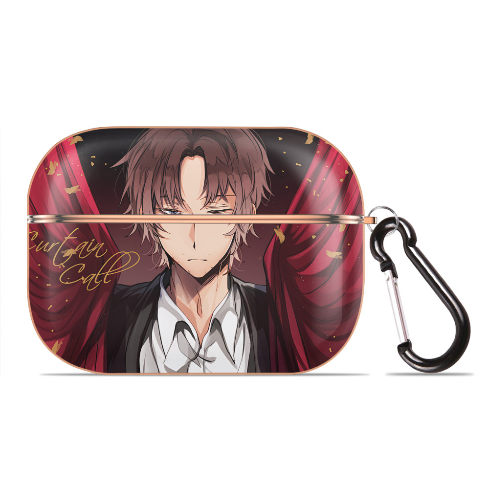 （画像用） 文豪ストレイドッグス Bungo Stray Dogs 【AirPods Pro用】ハードシェル保護ケース｜耐衝撃・防指紋・カラビナ付き商品仕様