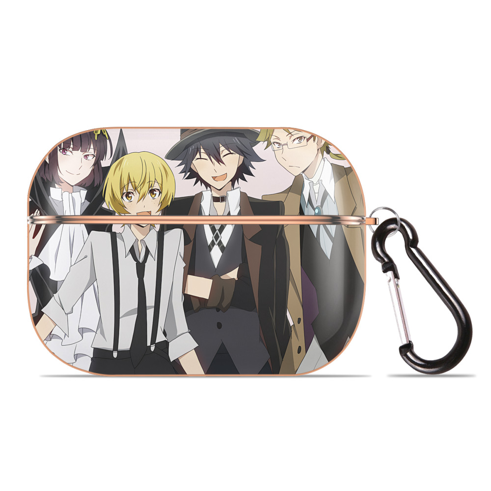 （画像用） 文豪ストレイドッグス Bungo Stray Dogs 【AirPods Pro用】ハードシェル保護ケース｜耐衝撃・防指紋・カラビナ付き商品仕様