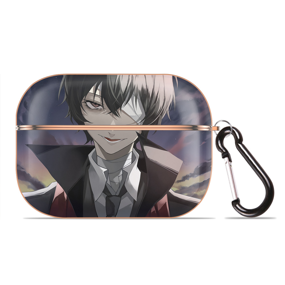（画像用） 文豪ストレイドッグス Bungo Stray Dogs 【AirPods Pro用】ハードシェル保護ケース｜耐衝撃・防指紋・カラビナ付き商品仕様