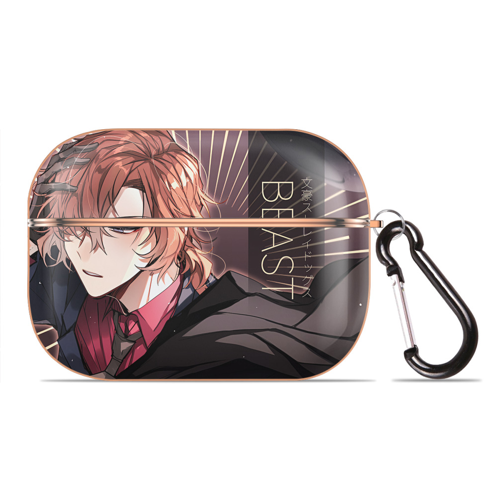 （画像用） 文豪ストレイドッグス Bungo Stray Dogs 【AirPods Pro用】ハードシェル保護ケース｜耐衝撃・防指紋・カラビナ付き商品仕様