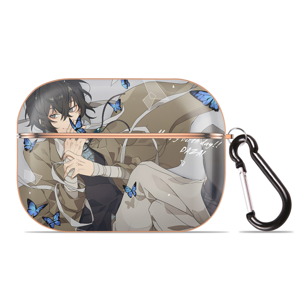 （画像用） 文豪ストレイドッグス Bungo Stray Dogs 【AirPods Pro用】ハードシェル保護ケース｜耐衝撃・防指紋・カラビナ付き商品仕様
