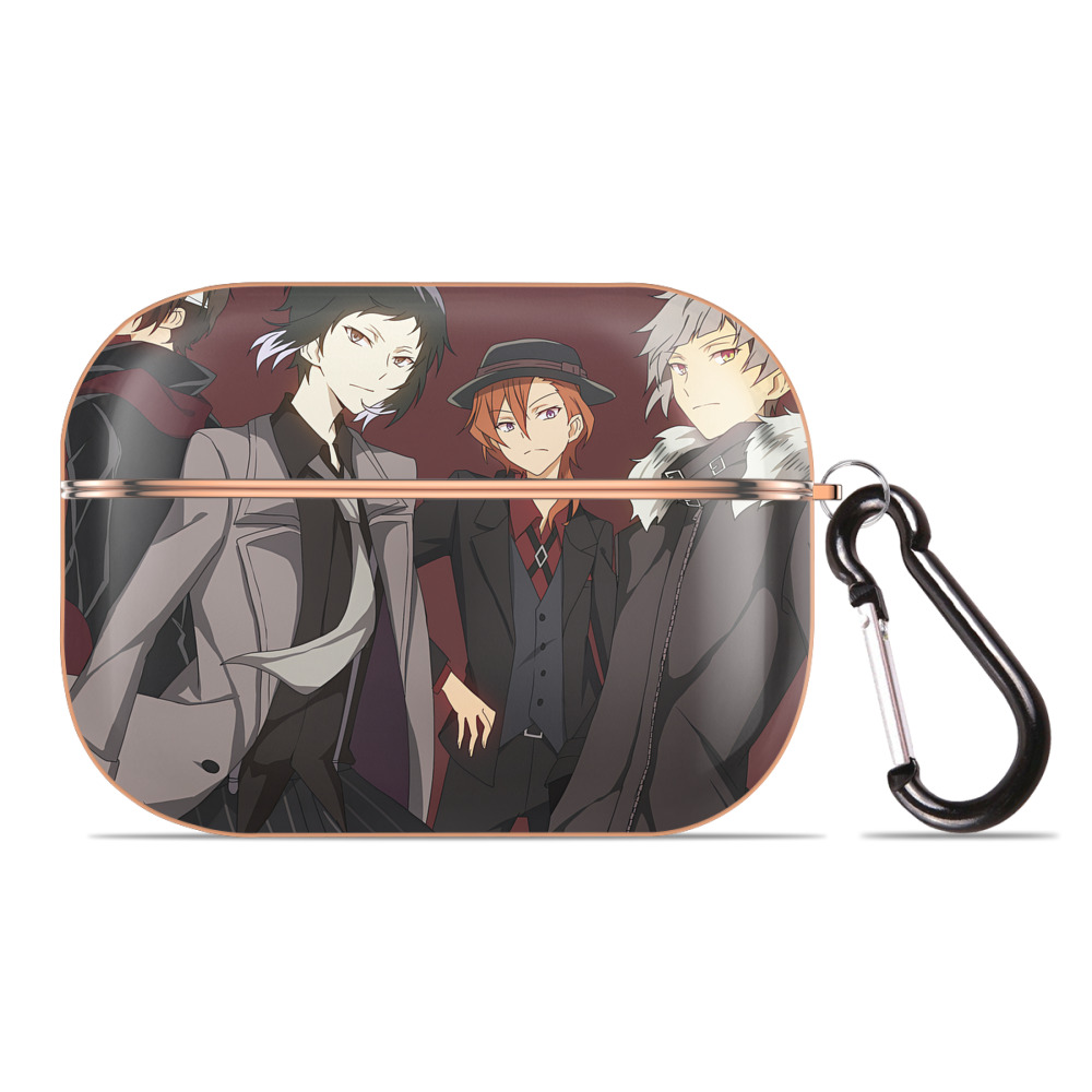 （画像用） 文豪ストレイドッグス Bungo Stray Dogs 【AirPods Pro用】ハードシェル保護ケース｜耐衝撃・防指紋・カラビナ付き商品仕様