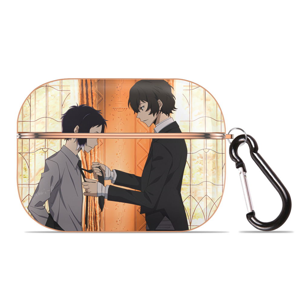 （画像用） 文豪ストレイドッグス Bungo Stray Dogs 【AirPods Pro用】ハードシェル保護ケース｜耐衝撃・防指紋・カラビナ付き商品仕様