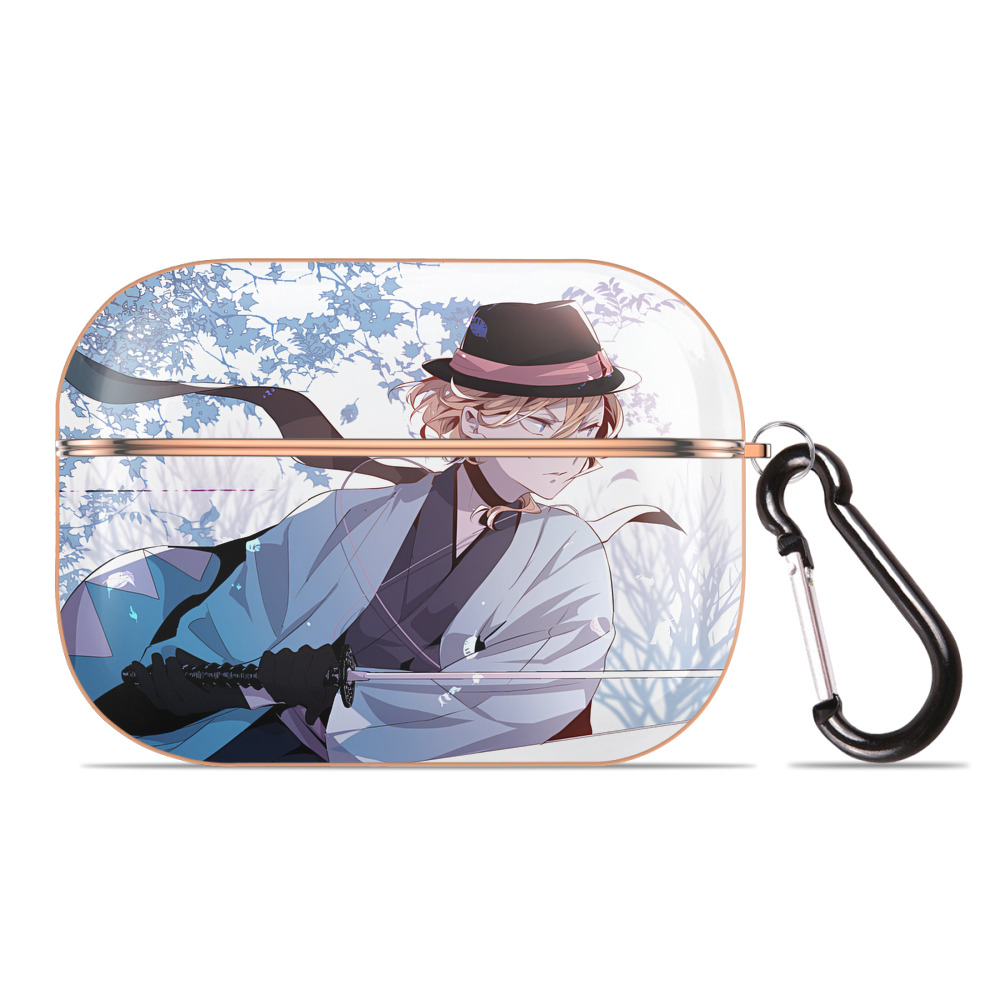 （画像用） 文豪ストレイドッグス Bungo Stray Dogs 【AirPods Pro用】ハードシェル保護ケース｜耐衝撃・防指紋・カラビナ付き商品仕様