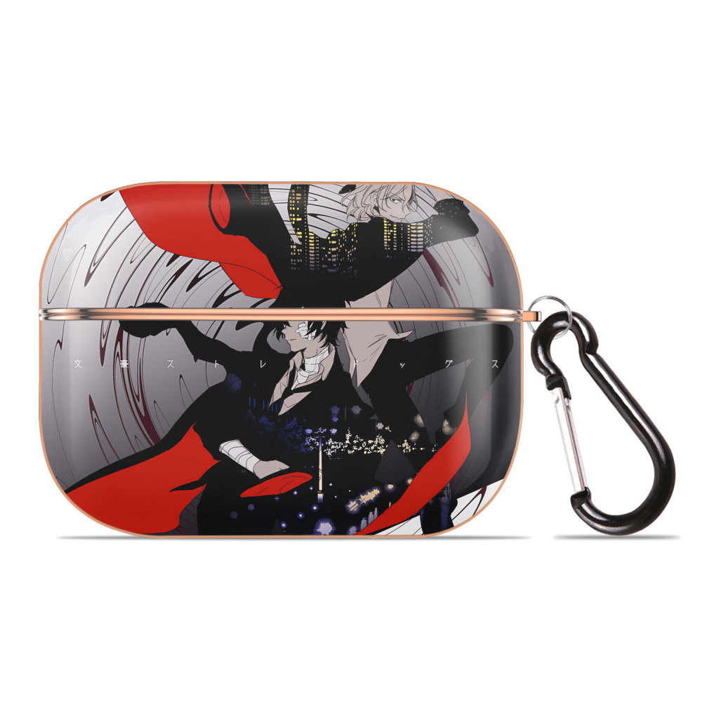 （画像用） 文豪ストレイドッグス Bungo Stray Dogs 【AirPods Pro用】ハードシェル保護ケース｜耐衝撃・防指紋・カラビナ付き商品仕様