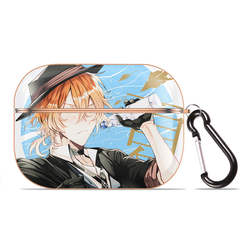 （画像用） 文豪ストレイドッグス Bungo Stray Dogs 【AirPods Pro用】ハードシェル保護ケース｜耐衝撃・防指紋・カラビナ付き商品仕様