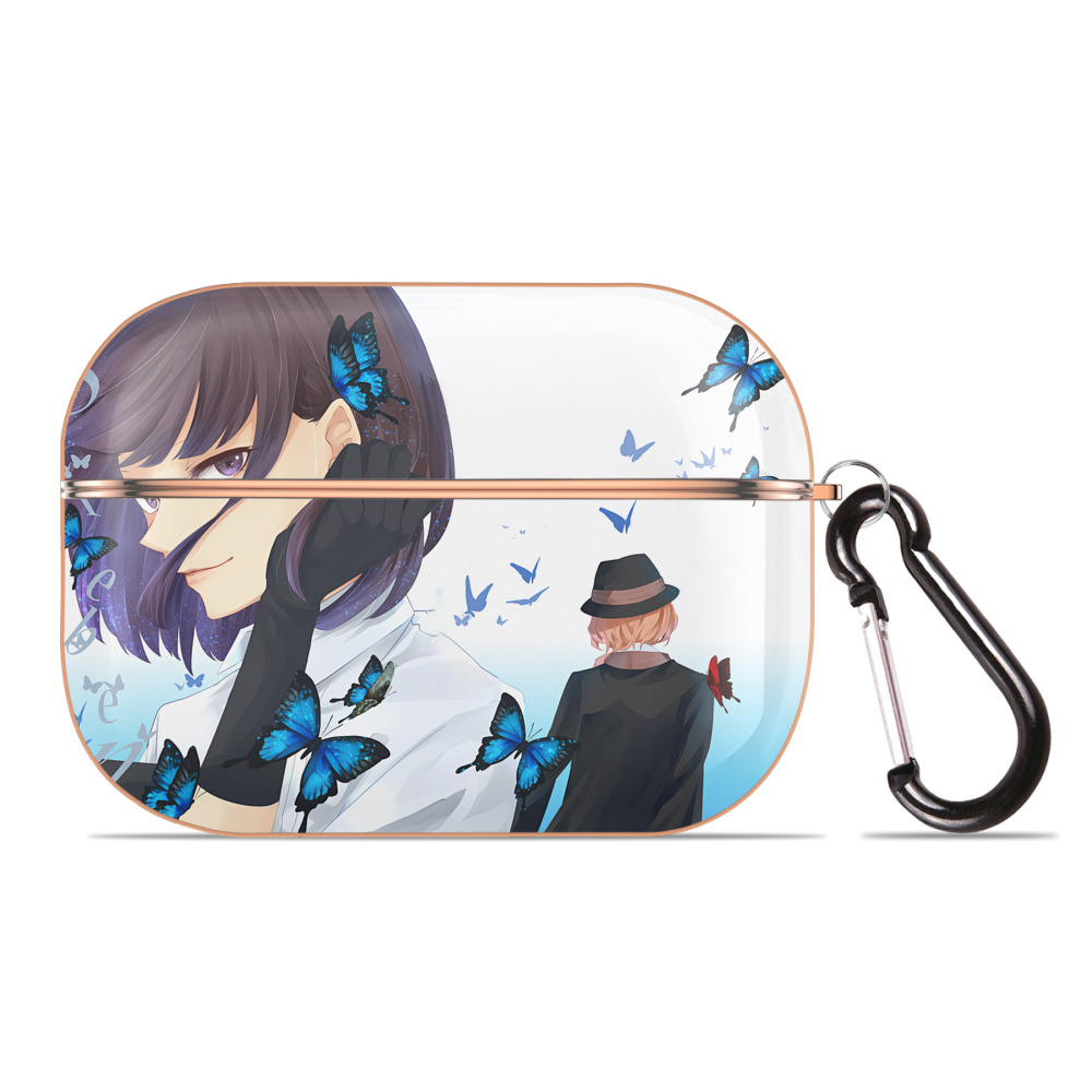 （画像用） 文豪ストレイドッグス Bungo Stray Dogs 【AirPods Pro用】ハードシェル保護ケース｜耐衝撃・防指紋・カラビナ付き商品仕様