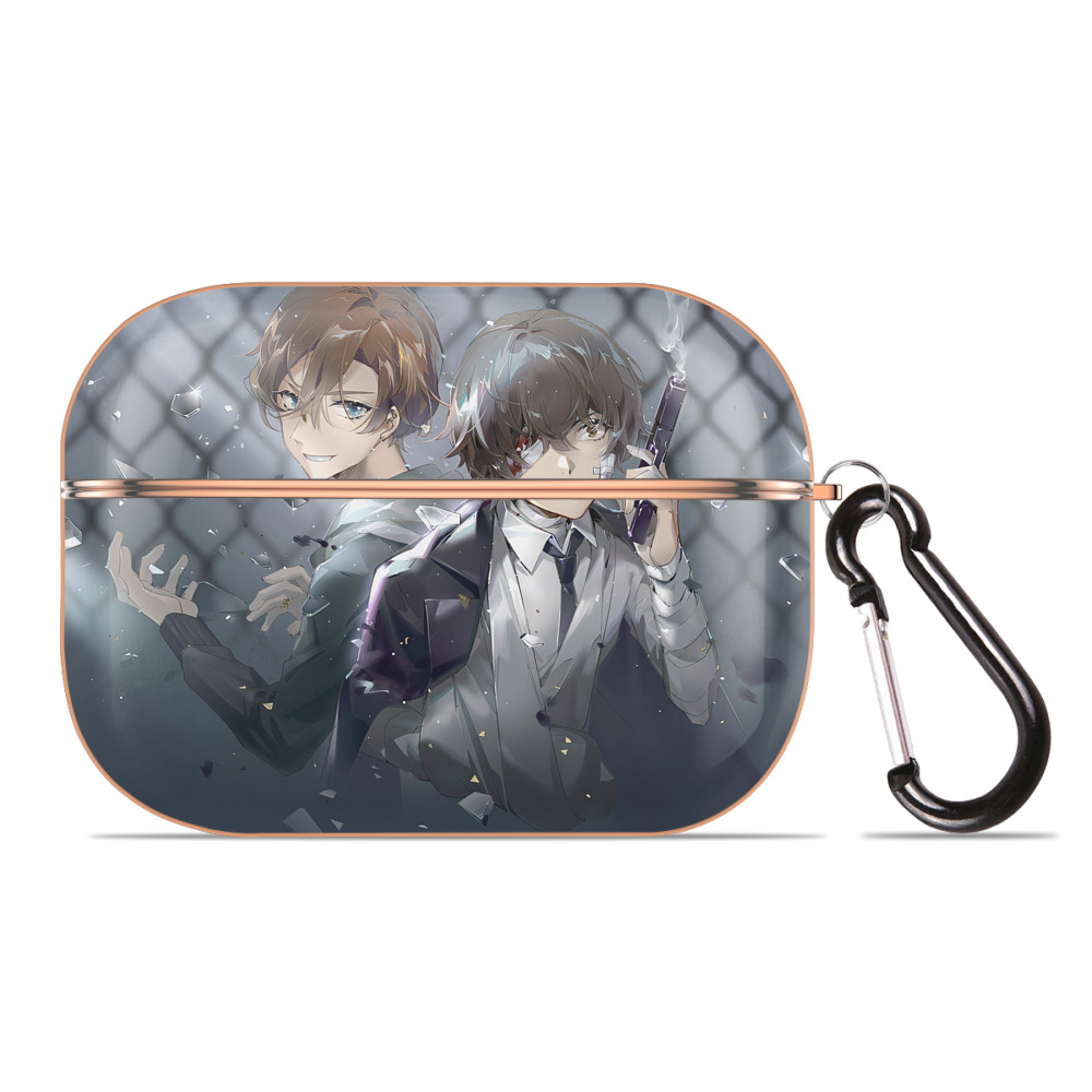 （画像用） 文豪ストレイドッグス Bungo Stray Dogs 【AirPods Pro用】ハードシェル保護ケース｜耐衝撃・防指紋・カラビナ付き商品仕様