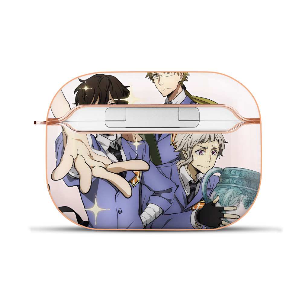 （画像用） 文豪ストレイドッグス Bungo Stray Dogs 【AirPods Pro用】ハードシェル保護ケース｜耐衝撃・防指紋・カラビナ付き商品仕様