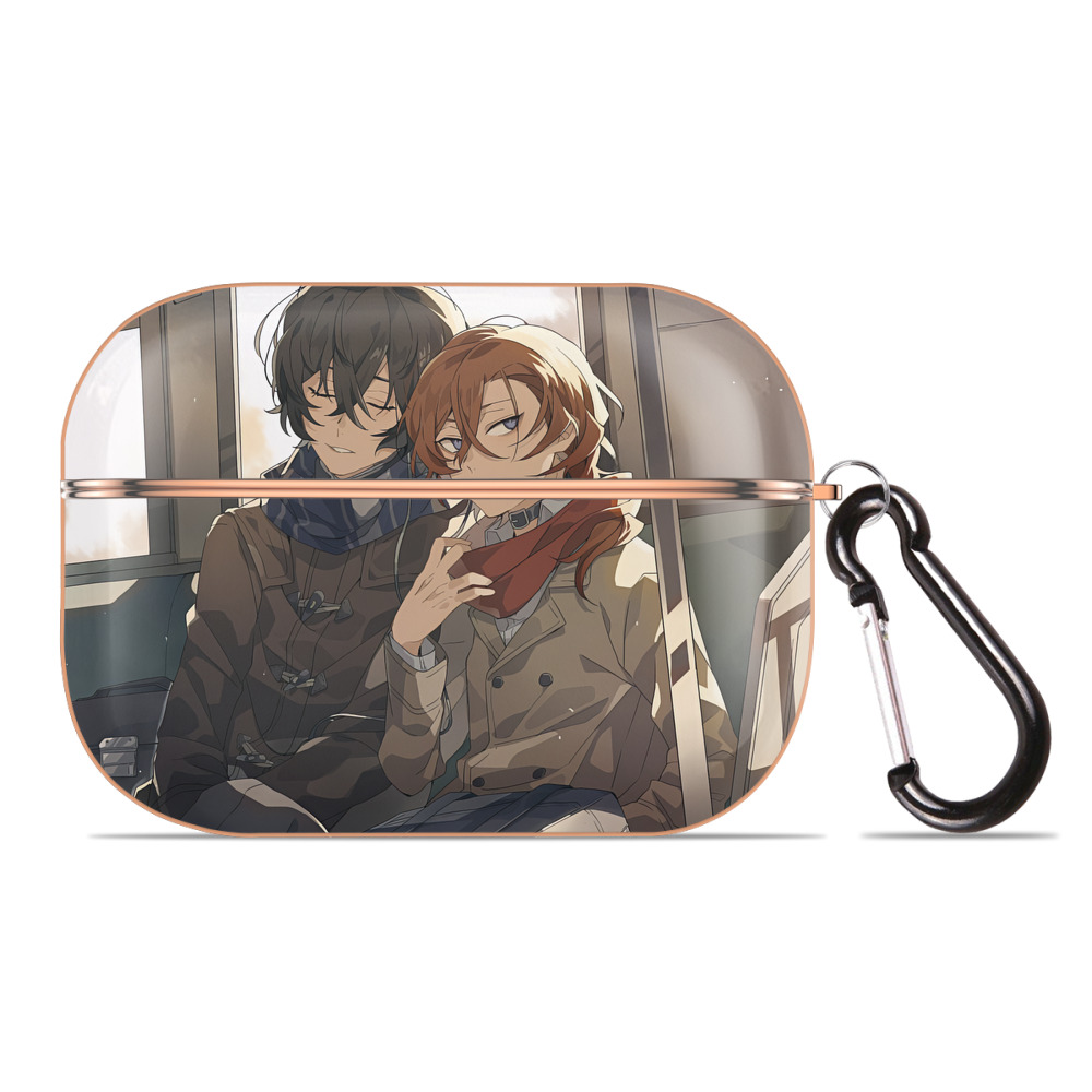 （画像用） 文豪ストレイドッグス Bungo Stray Dogs 【AirPods Pro用】ハードシェル保護ケース｜耐衝撃・防指紋・カラビナ付き商品仕様
