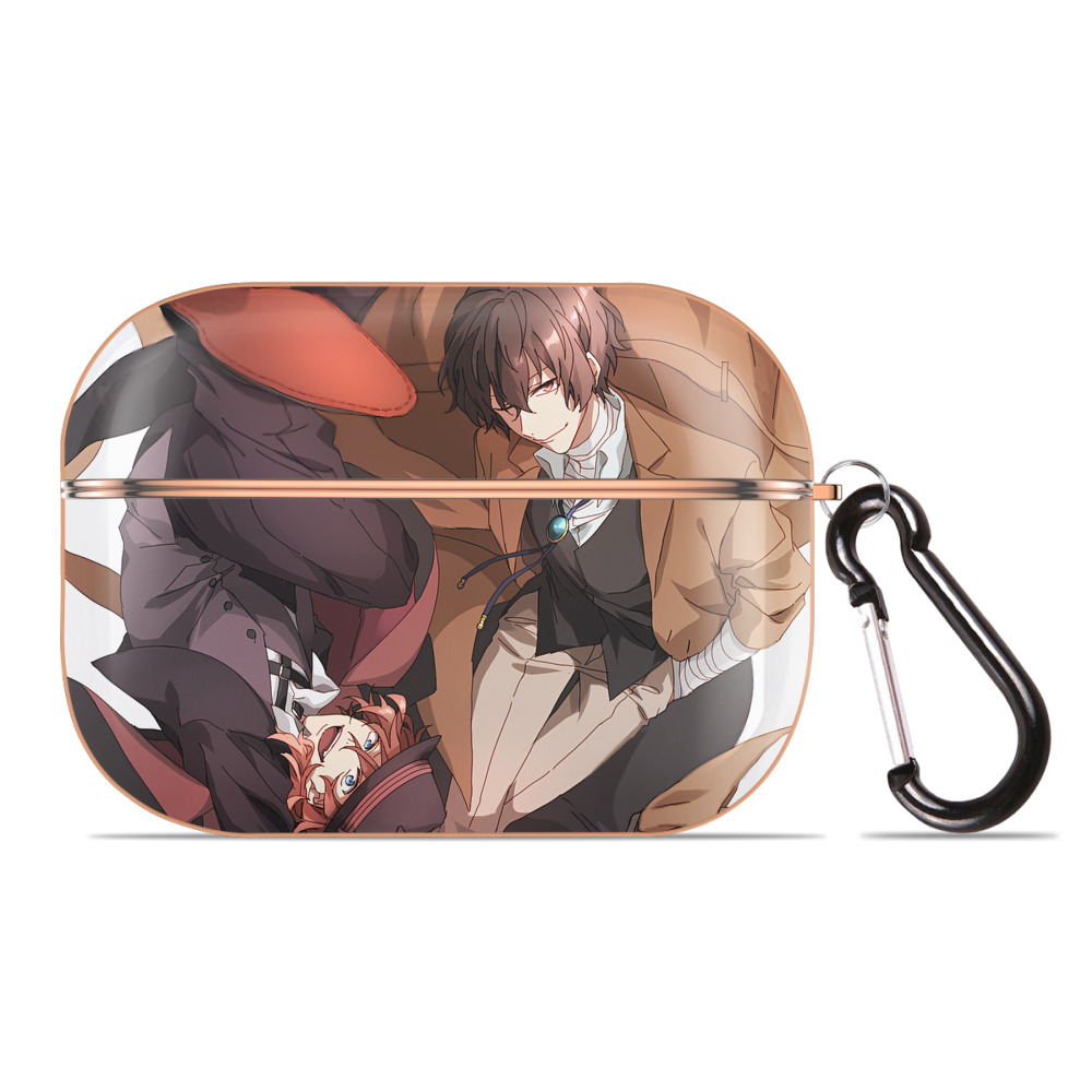 （画像用） 文豪ストレイドッグス Bungo Stray Dogs 【AirPods Pro用】ハードシェル保護ケース｜耐衝撃・防指紋・カラビナ付き商品仕様