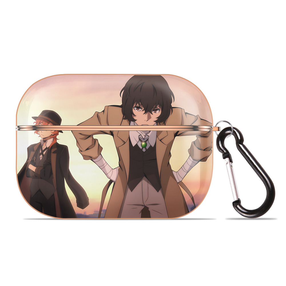 （画像用） 文豪ストレイドッグス Bungo Stray Dogs 【AirPods Pro用】ハードシェル保護ケース｜耐衝撃・防指紋・カラビナ付き商品仕様