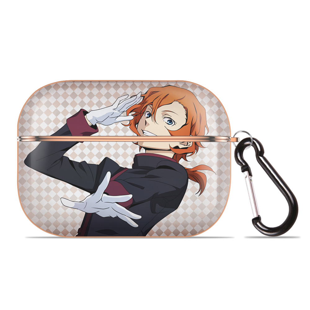 （画像用） 文豪ストレイドッグス Bungo Stray Dogs 【AirPods Pro用】ハードシェル保護ケース｜耐衝撃・防指紋・カラビナ付き商品仕様