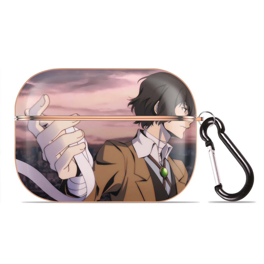 （画像用） 文豪ストレイドッグス Bungo Stray Dogs 【AirPods Pro用】ハードシェル保護ケース｜耐衝撃・防指紋・カラビナ付き商品仕様