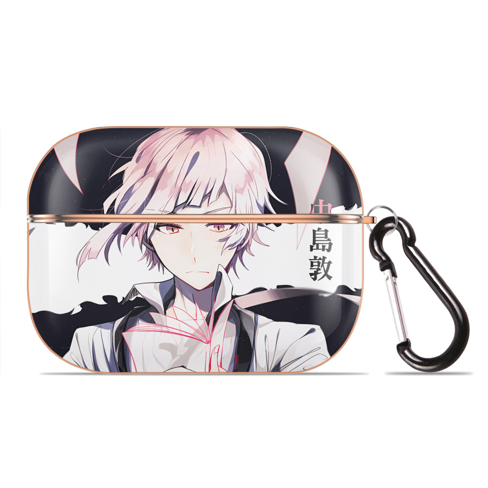 （画像用） 文豪ストレイドッグス Bungo Stray Dogs 【AirPods Pro用】ハードシェル保護ケース｜耐衝撃・防指紋・カラビナ付き商品仕様