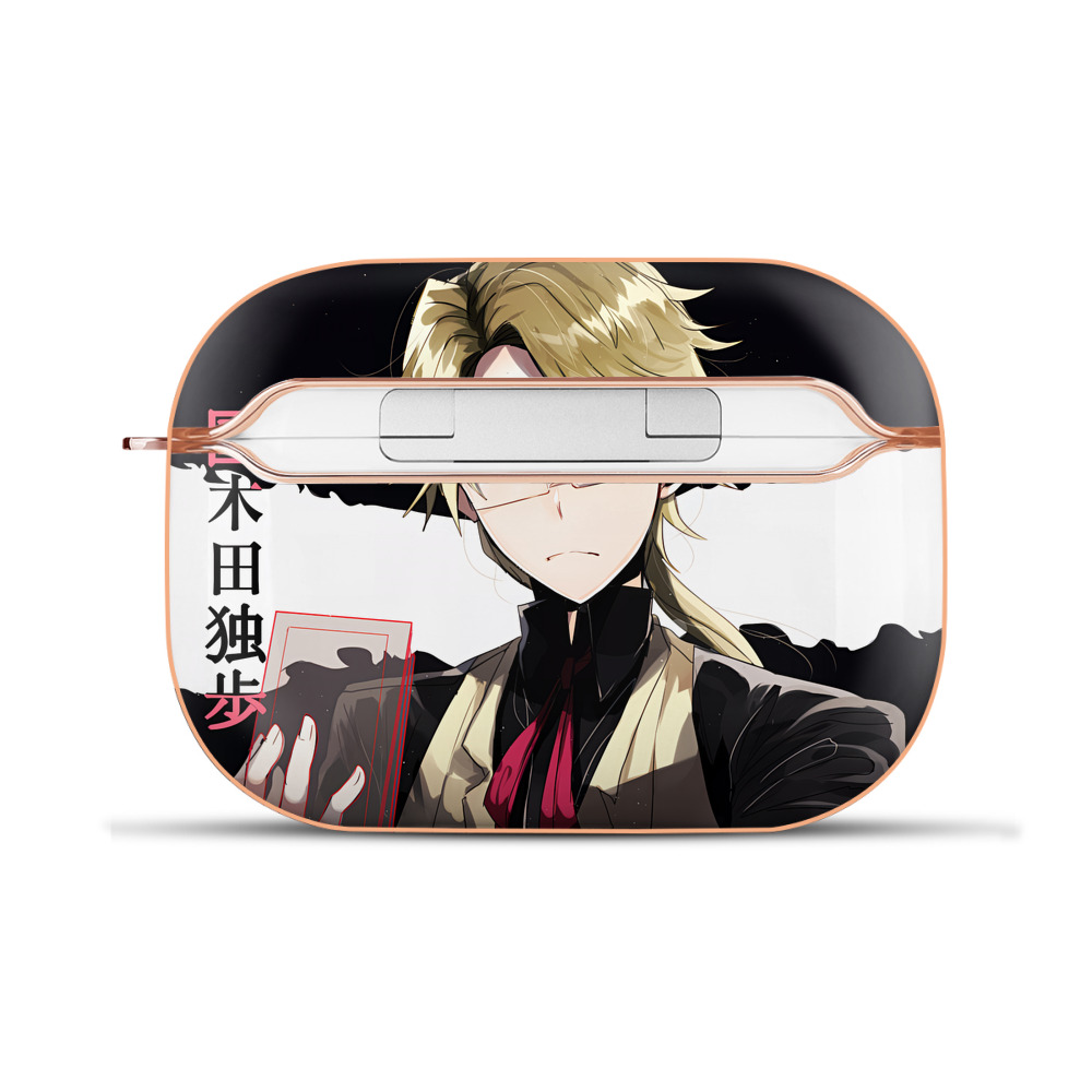 （画像用） 文豪ストレイドッグス Bungo Stray Dogs 【AirPods Pro用】ハードシェル保護ケース｜耐衝撃・防指紋・カラビナ付き商品仕様