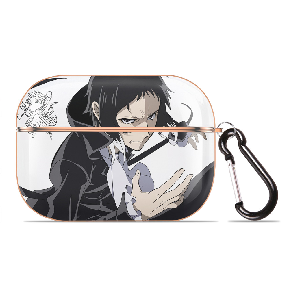 （画像用） 文豪ストレイドッグス Bungo Stray Dogs 【AirPods Pro用】ハードシェル保護ケース｜耐衝撃・防指紋・カラビナ付き商品仕様
