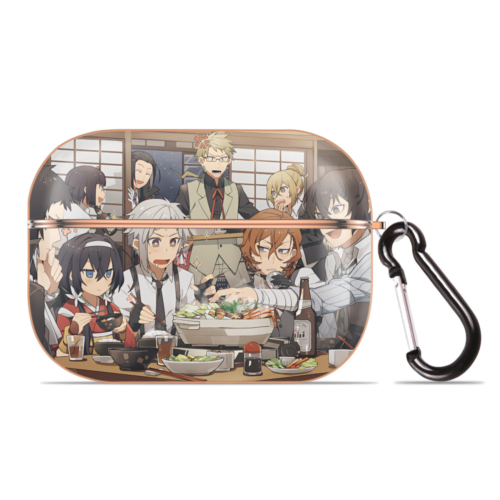（画像用） 文豪ストレイドッグス Bungo Stray Dogs 【AirPods Pro用】ハードシェル保護ケース｜耐衝撃・防指紋・カラビナ付き商品仕様