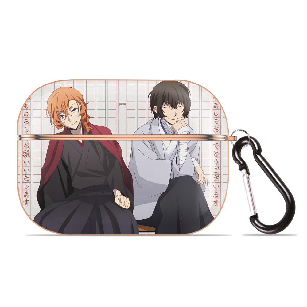 （画像用） 文豪ストレイドッグス Bungo Stray Dogs 【AirPods Pro用】ハードシェル保護ケース｜耐衝撃・防指紋・カラビナ付き商品仕様