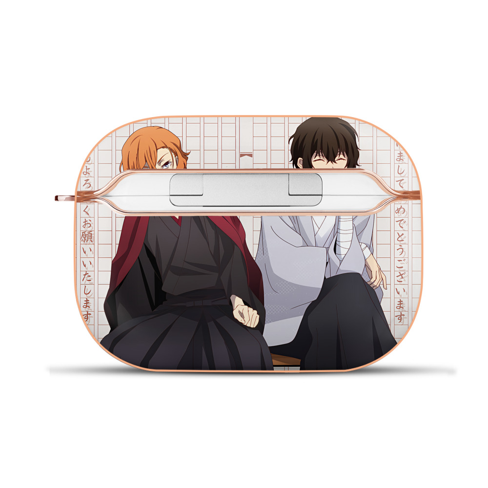 （画像用） 文豪ストレイドッグス Bungo Stray Dogs 【AirPods Pro用】ハードシェル保護ケース｜耐衝撃・防指紋・カラビナ付き商品仕様