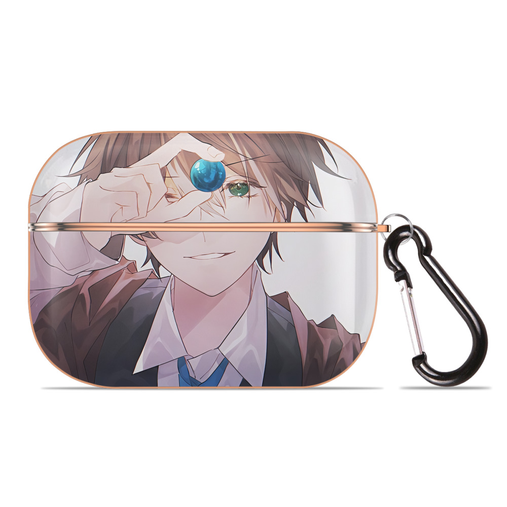 （画像用） 文豪ストレイドッグス Bungo Stray Dogs 【AirPods Pro用】ハードシェル保護ケース｜耐衝撃・防指紋・カラビナ付き商品仕様