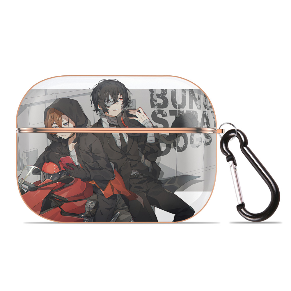 （画像用） 文豪ストレイドッグス Bungo Stray Dogs 【AirPods Pro用】ハードシェル保護ケース｜耐衝撃・防指紋・カラビナ付き商品仕様