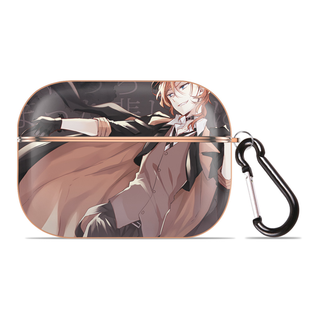 （画像用） 文豪ストレイドッグス Bungo Stray Dogs 【AirPods Pro用】ハードシェル保護ケース｜耐衝撃・防指紋・カラビナ付き商品仕様