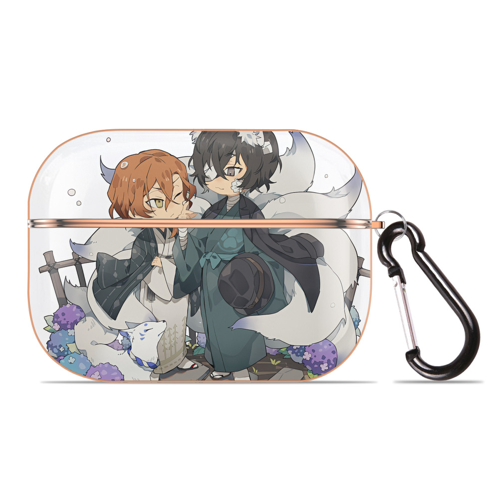 （画像用） 文豪ストレイドッグス Bungo Stray Dogs 【AirPods Pro用】ハードシェル保護ケース｜耐衝撃・防指紋・カラビナ付き商品仕様