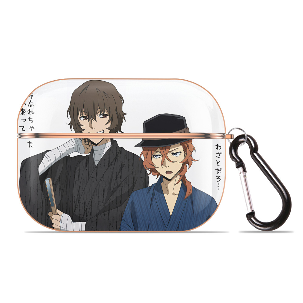（画像用） 文豪ストレイドッグス Bungo Stray Dogs 【AirPods Pro用】ハードシェル保護ケース｜耐衝撃・防指紋・カラビナ付き商品仕様